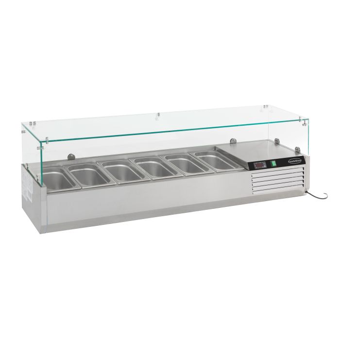 7450_0007-0017-0018_3 Refrigerated counter top 1/4GN x 6