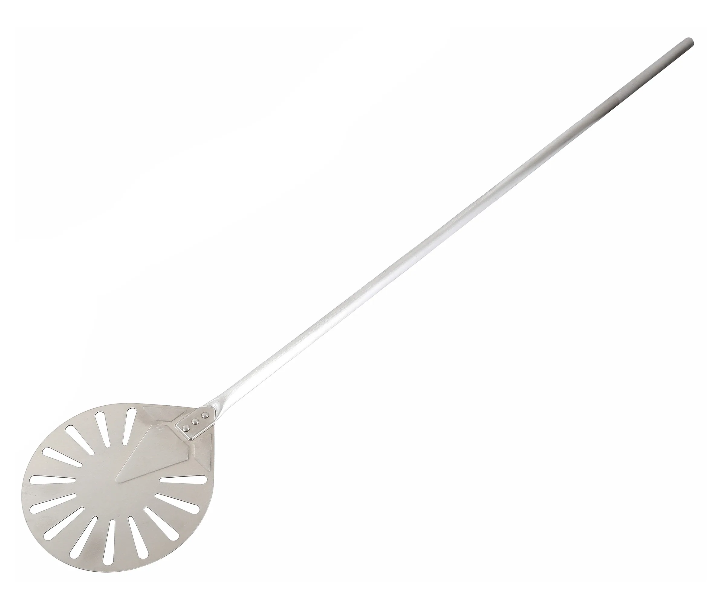 Ss pizza shovel round perforated 23-120