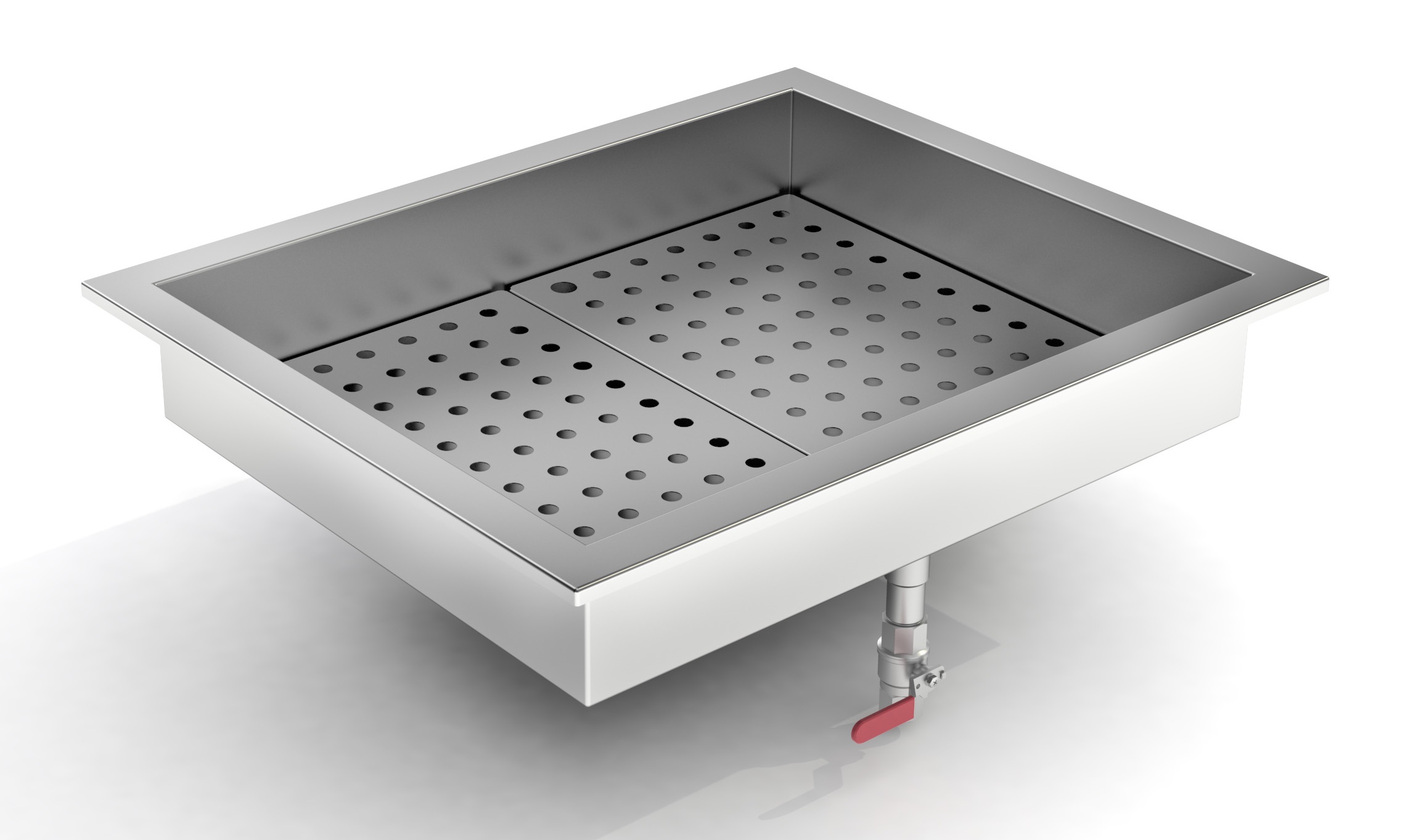 Crushed ice bin drop-in 2/1 gn Crushed ice bin drop-in 2/1 gn