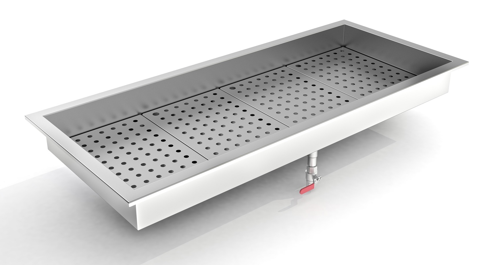 Crushed ice bin drop-in 4/1 gn Crushed ice bin drop-in 4/1 gn