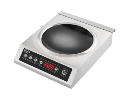 Induction wok cooking top