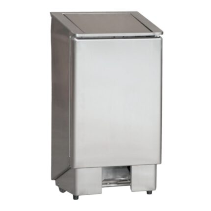 Waste bin with foot pedal 60l