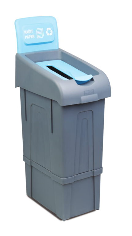 Recycling waste bin paper