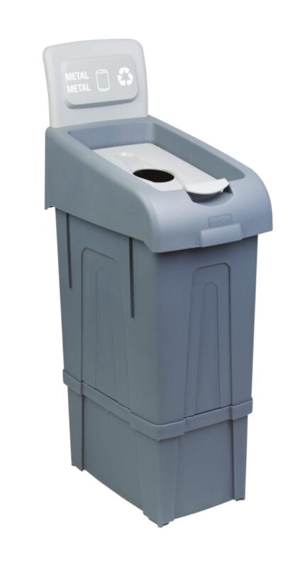 Recycling waste bin metal