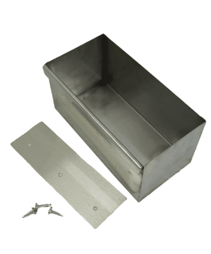 Drip tray for wall-mounted unit fully welded