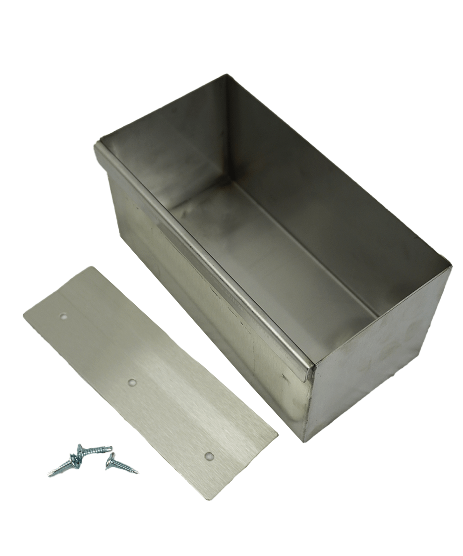 Drip tray for wall-mounted unit fully welded Drip tray for wall-mounted unit fully welded