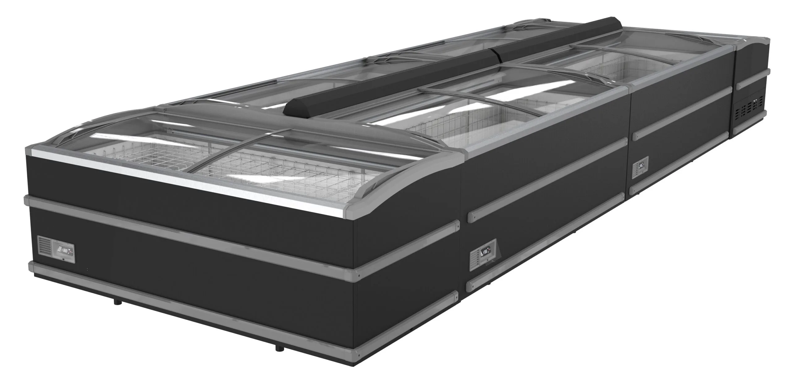 Supermarket chest freezer black 2500 manual defrost - Image 2