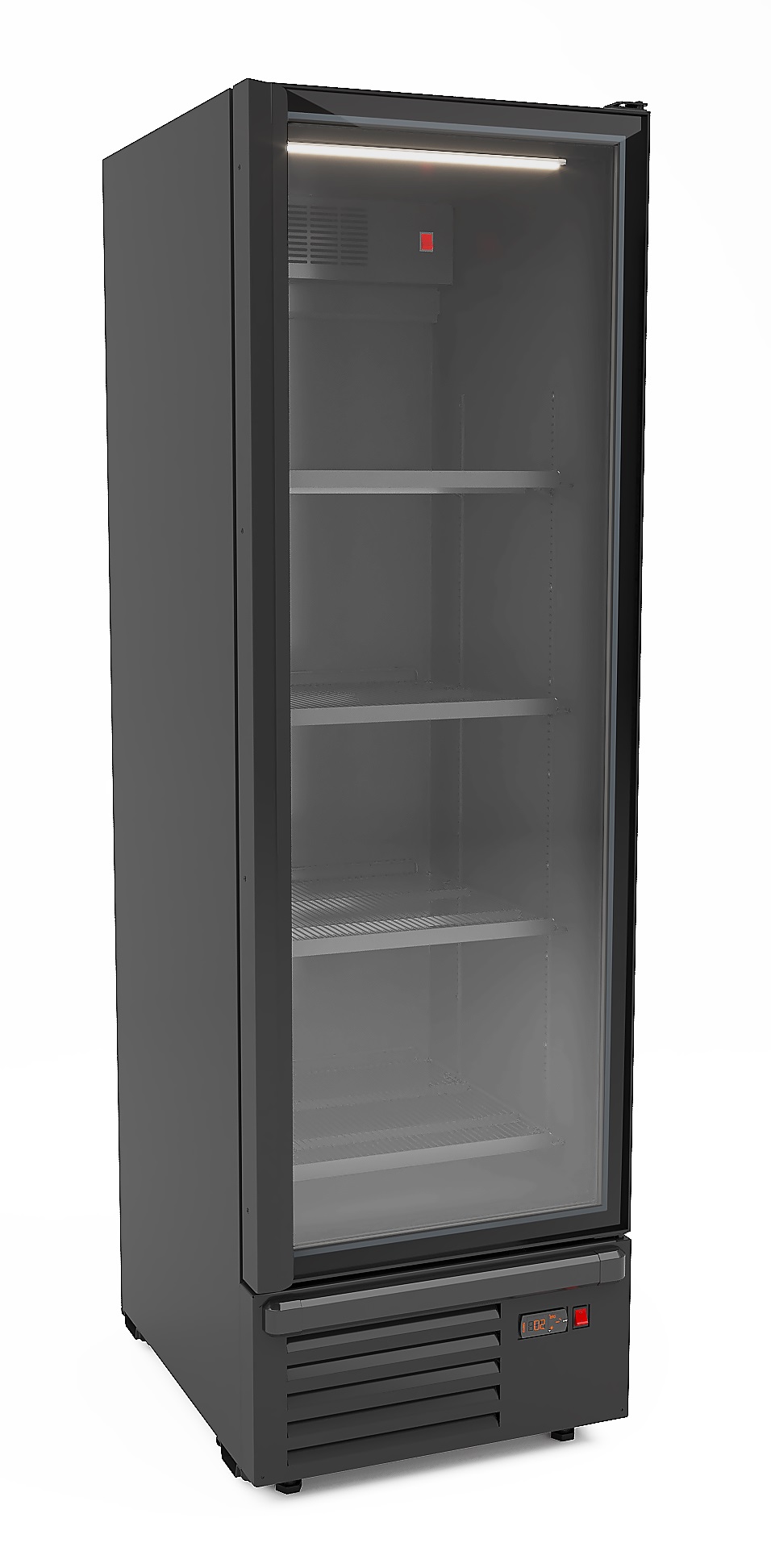 Refrigerator 1 glass door black 550l Refrigerator 1 glass door black 550l