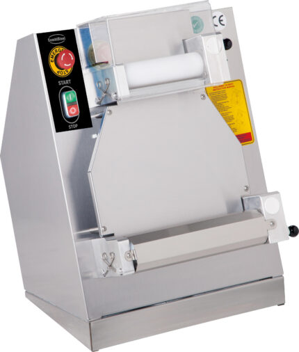 Dough roller 40cm straight - full stainless steel