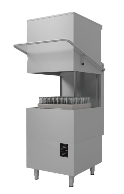 Pass-through dishwasher ent 400 dde   with detergent dispenser