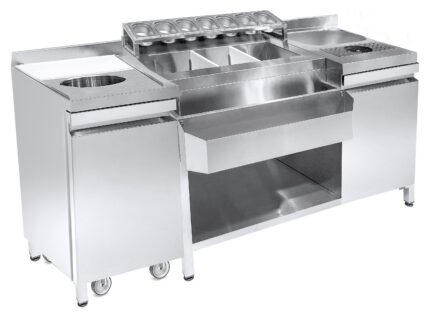 Cocktail bar station   incl. sink