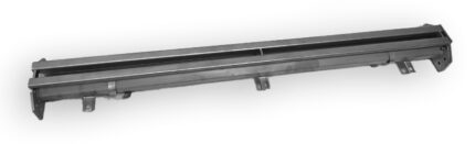 Connectable stainless steel slotted channel 1500x65
