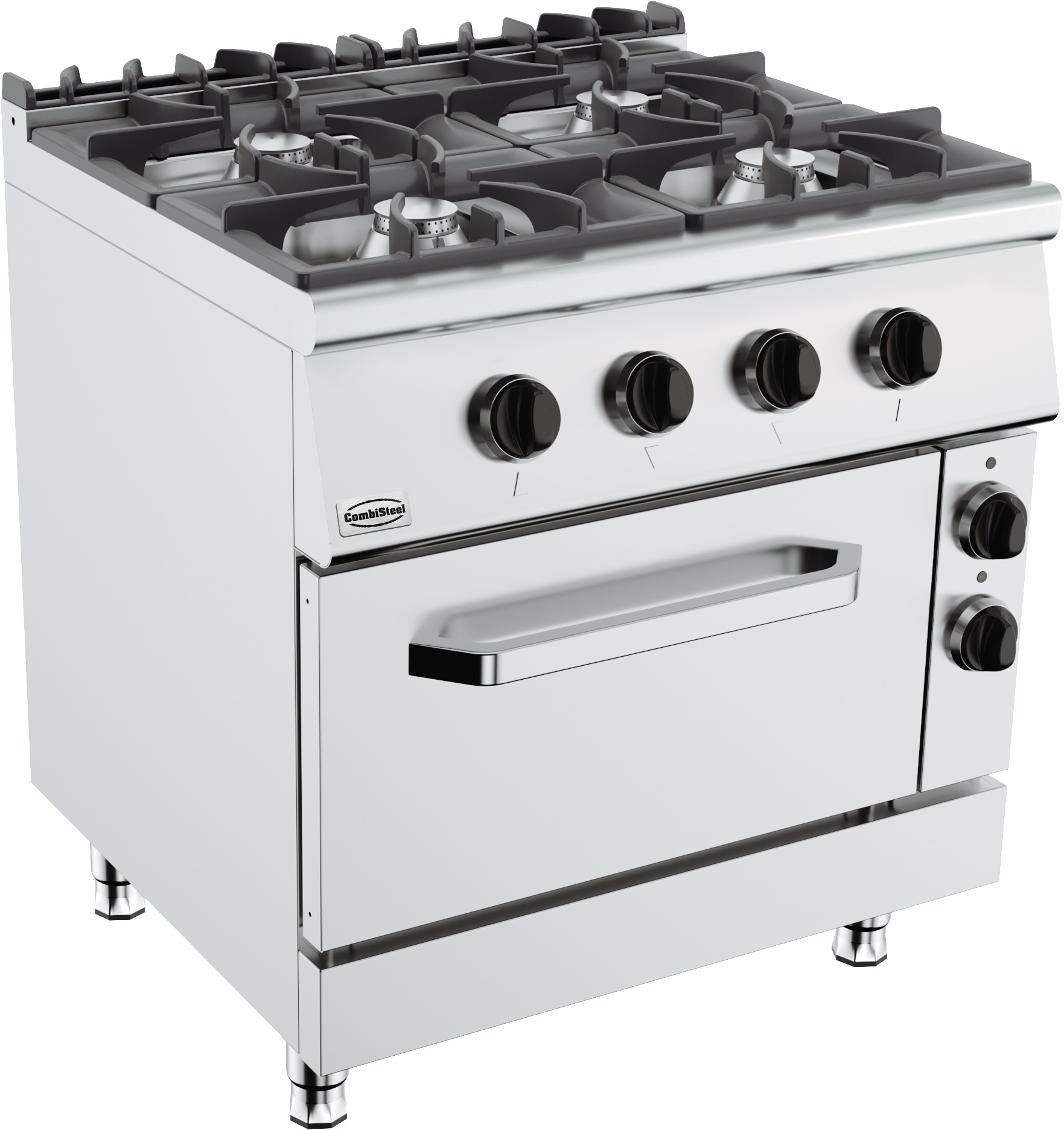 Base 900 gas stove 4 bu. with electric oven Base 900 gas stove 4 bu. with electric oven