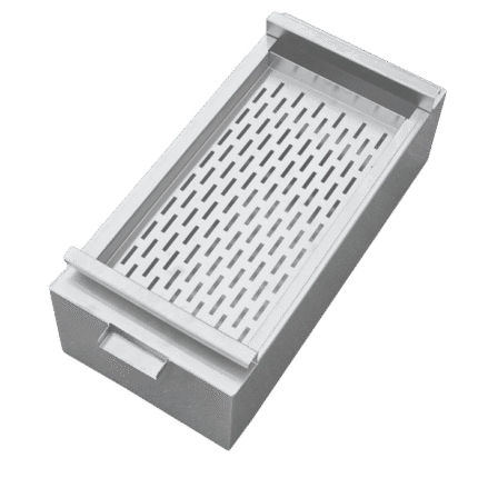 Base 700/900 fryer oil collection tray with filter