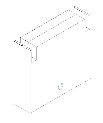 Kit to convert straddle-type unit to wall-mounted unit 250-100 for 7265.0005-0010-0070-1000-1005-1010-1050-1055 Kit to convert straddle-type unit to wall-mounted unit 250-100 for 7265.0005-0010-0070-1000-1005-1010-1050-1055