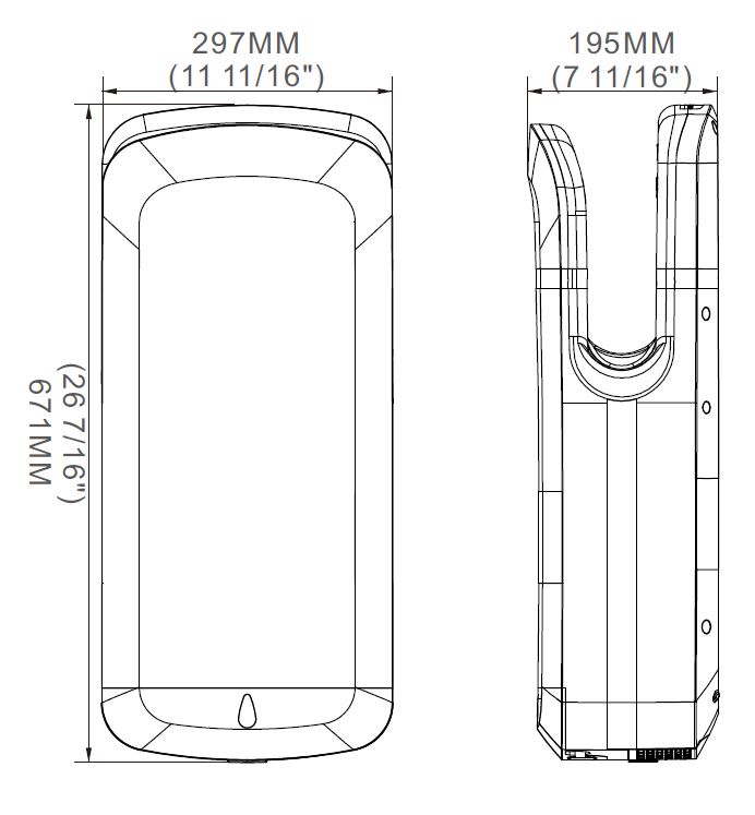 7270_0005-9858 Rankų džiovintuvas HD-91 - Image 2