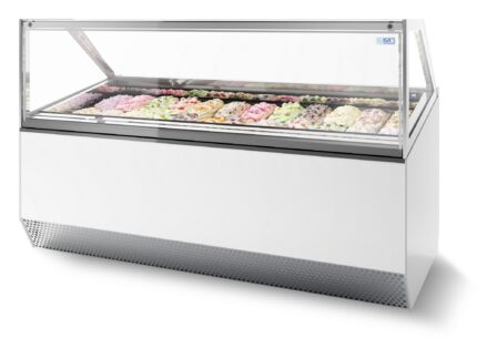Ice cream display millenium 20  *transport on request*