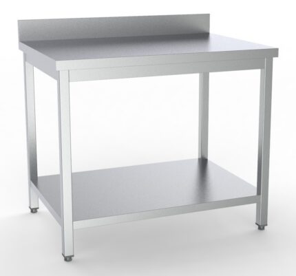 600 worktable bottom shelf upstand flat packed 900