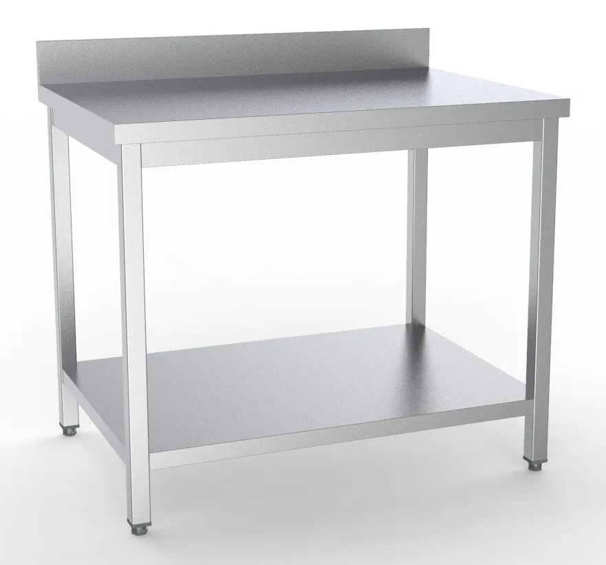 700 worktable bottom shelf upstand flat packed 900