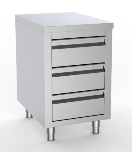 700 worktable with 3 drawers 500