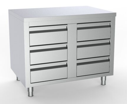 700 worktable with 6 drawers 1000