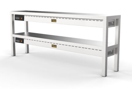 Overshelf ceramic heated 2 level 1800  10 heaters of 250w