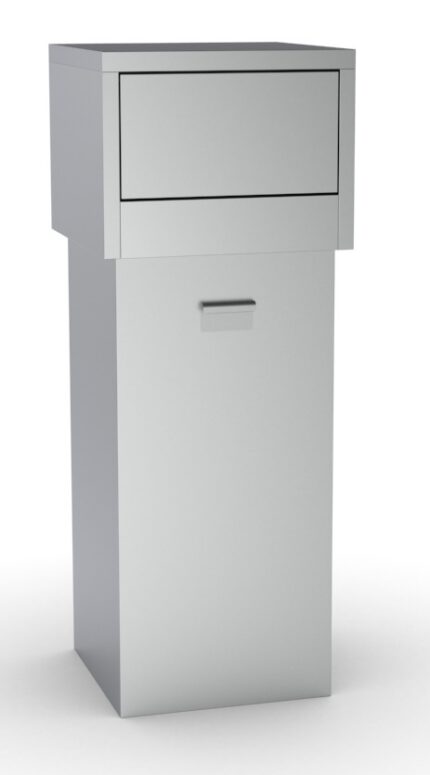Ss waste bin 80l