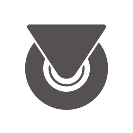 Castor set for table with sliding doors 4x