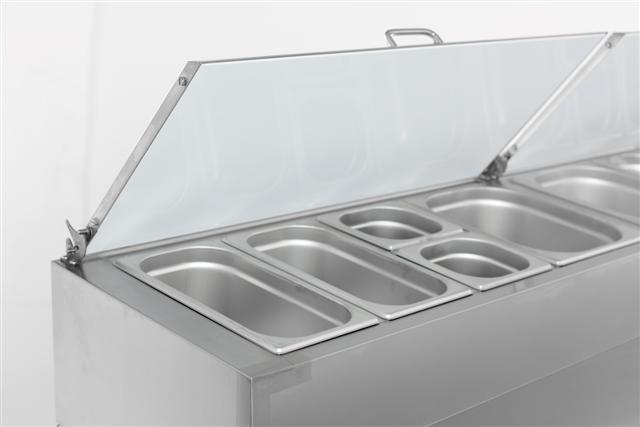 7450_0104-6411 Saladette 3 doors 8x1/3GN container - Image 3