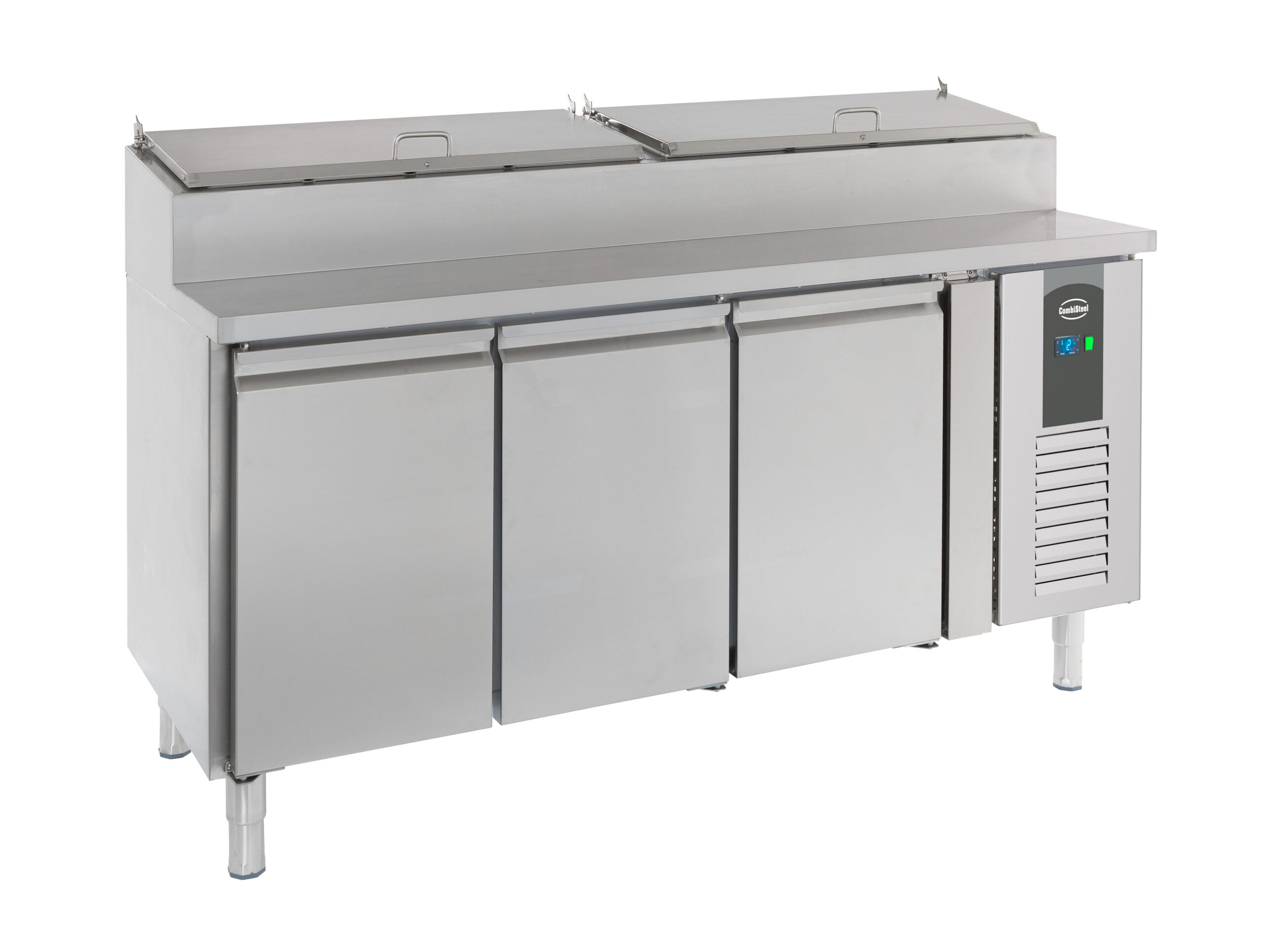 Saladette 3 doors 8x1/3gn container Saladette 3 doors 8x1/3gn container