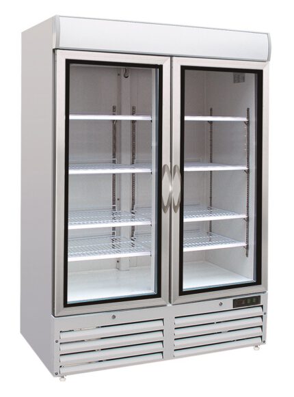 Freezer 2 glass doors