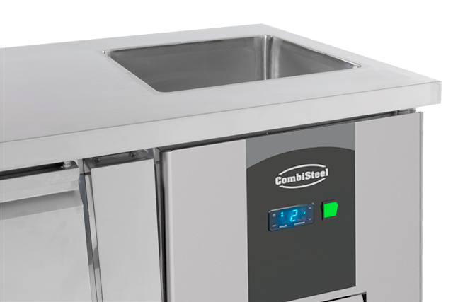 7450_0210-0215a_1 700 šaldymo stalas su kriaukle, 3 durys - Image 2