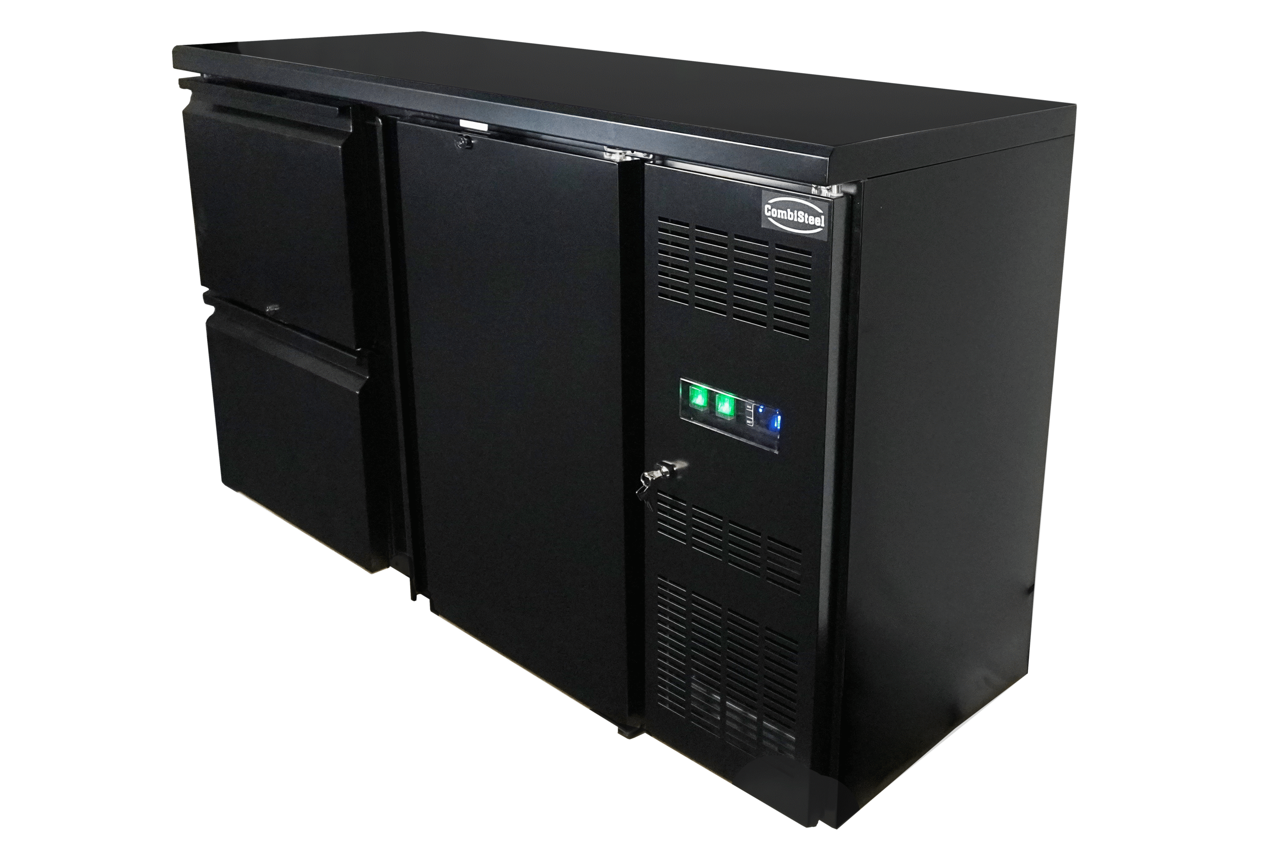 7450_0316_1-min_1 Барный холодильник черный, 1 дверь и 2 ящика — изображение 3