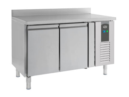 Refrigerated counter upstand 2 doors