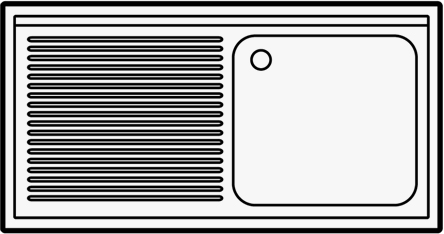 7452_0440-6274 700 plautuvės spintelės lentyna išardyta 1 dešinė 1400 - Image 2