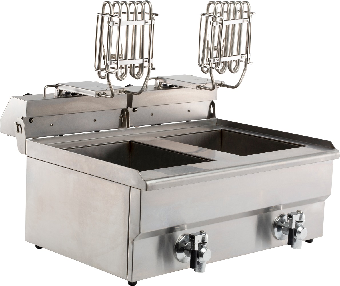 7455_1005-10221 Electric counter fryer 2x8 L - Image 3