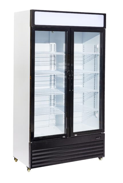 Refrigerator 2 glass doors bez-750 gd
