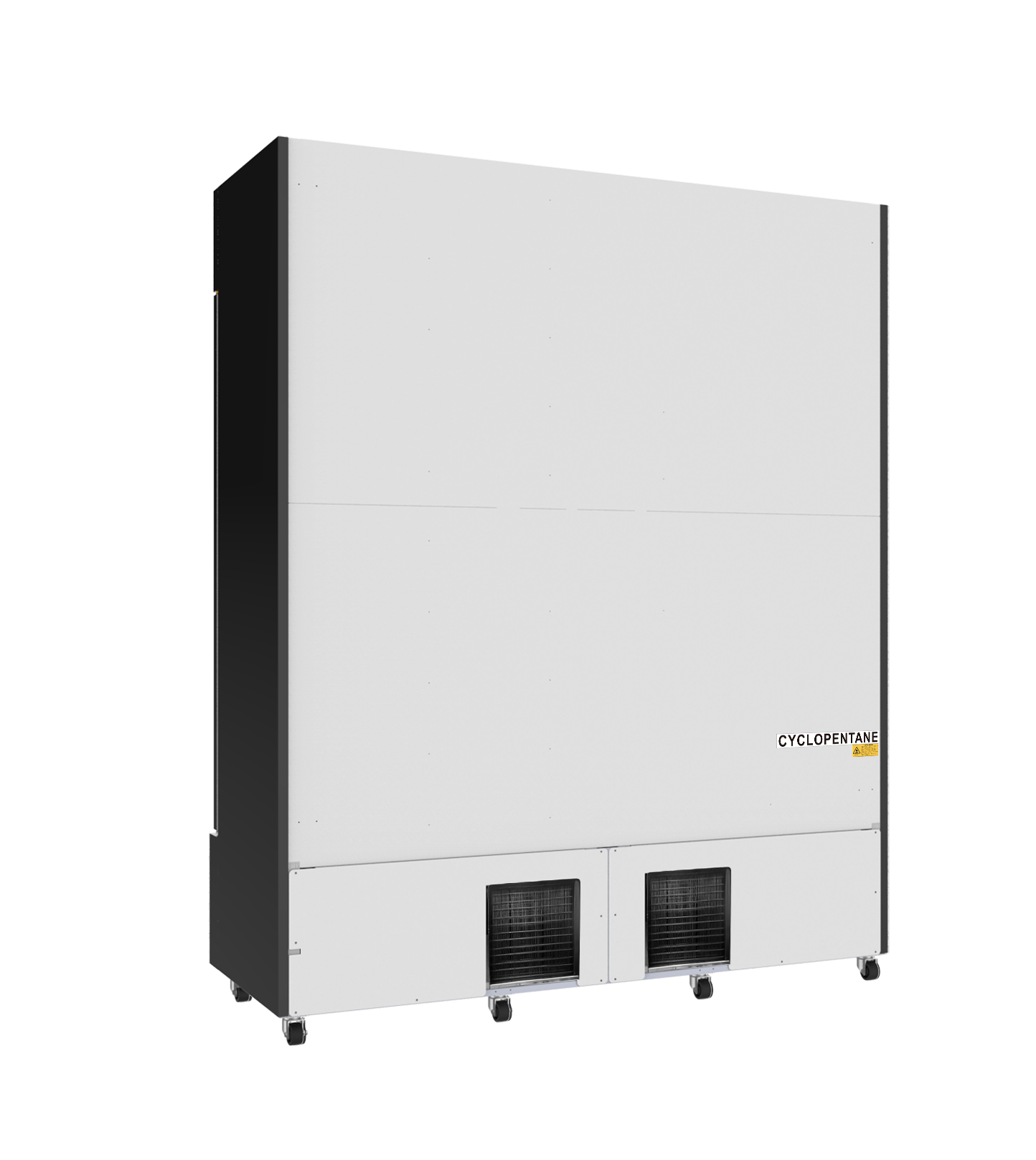 7455_2115_back Šaldytuvas 3 stiklinės durys juodas FCU-1200 BL - Image 3