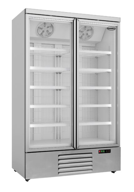 Freezer 2 glass doors jde-1000f