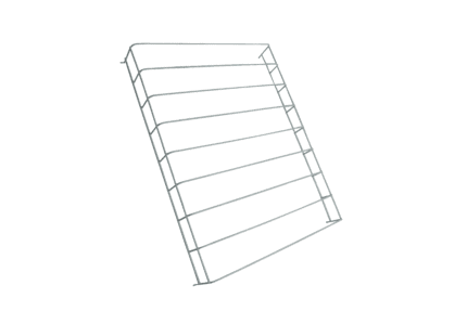Shelf partitions white 7455.2212