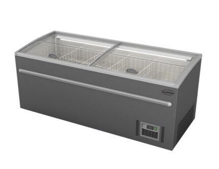 Supermarket chest freezer grey 2100 automatic defrost