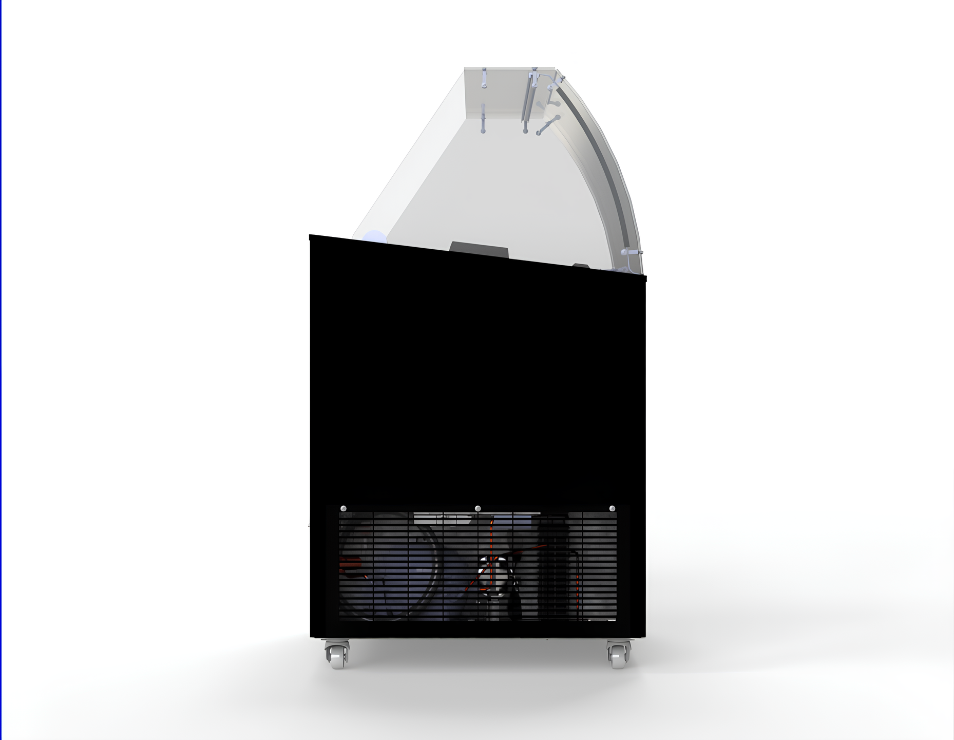 7472_0124b Ledų vitrina corisca juoda 6x5L - Image 3