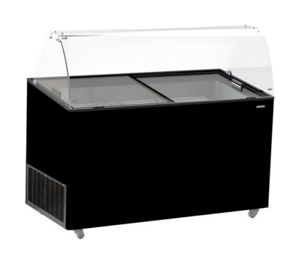 Ice cream display tenerife black 10x5 ltr