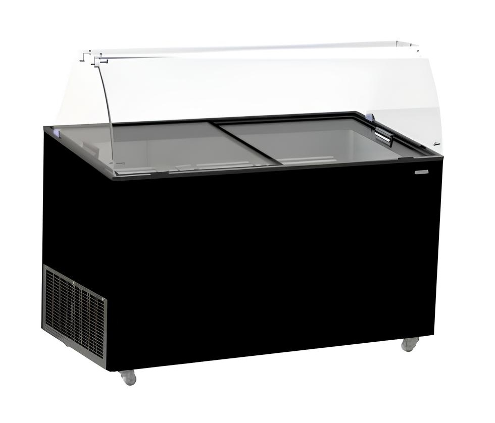 Ice cream display tenerife black 10x5 ltr Ice cream display tenerife black 10x5 ltr