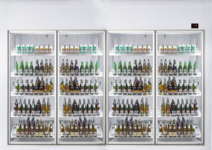 Cold room 3600x1200x2200 4 glass doors  *transport on request*