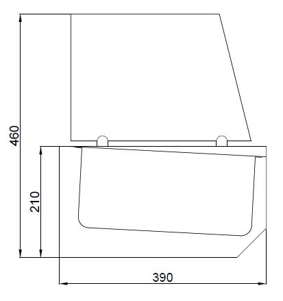 7489_5240-8090 Refrigerated counter top 6x1/3GN - Image 2