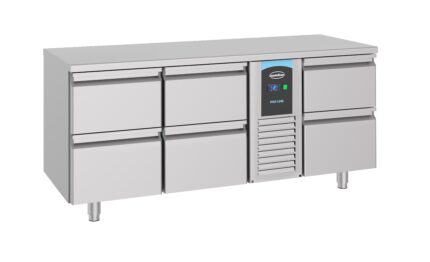700 refrigerated counter 6 drawers monoblock energy line