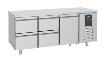700 refrigerated counter 1 door 4 drawers energy line
