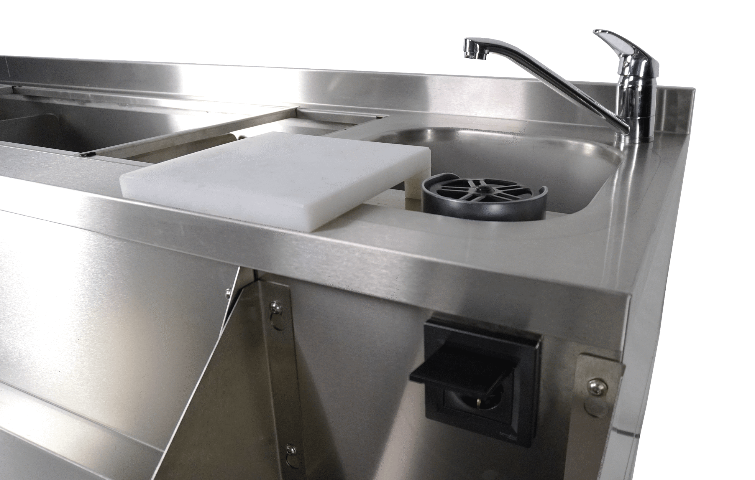 7489_6005_8-min_1_2 Refrigerated counter 2 doors with cocktail bar station - Image 3