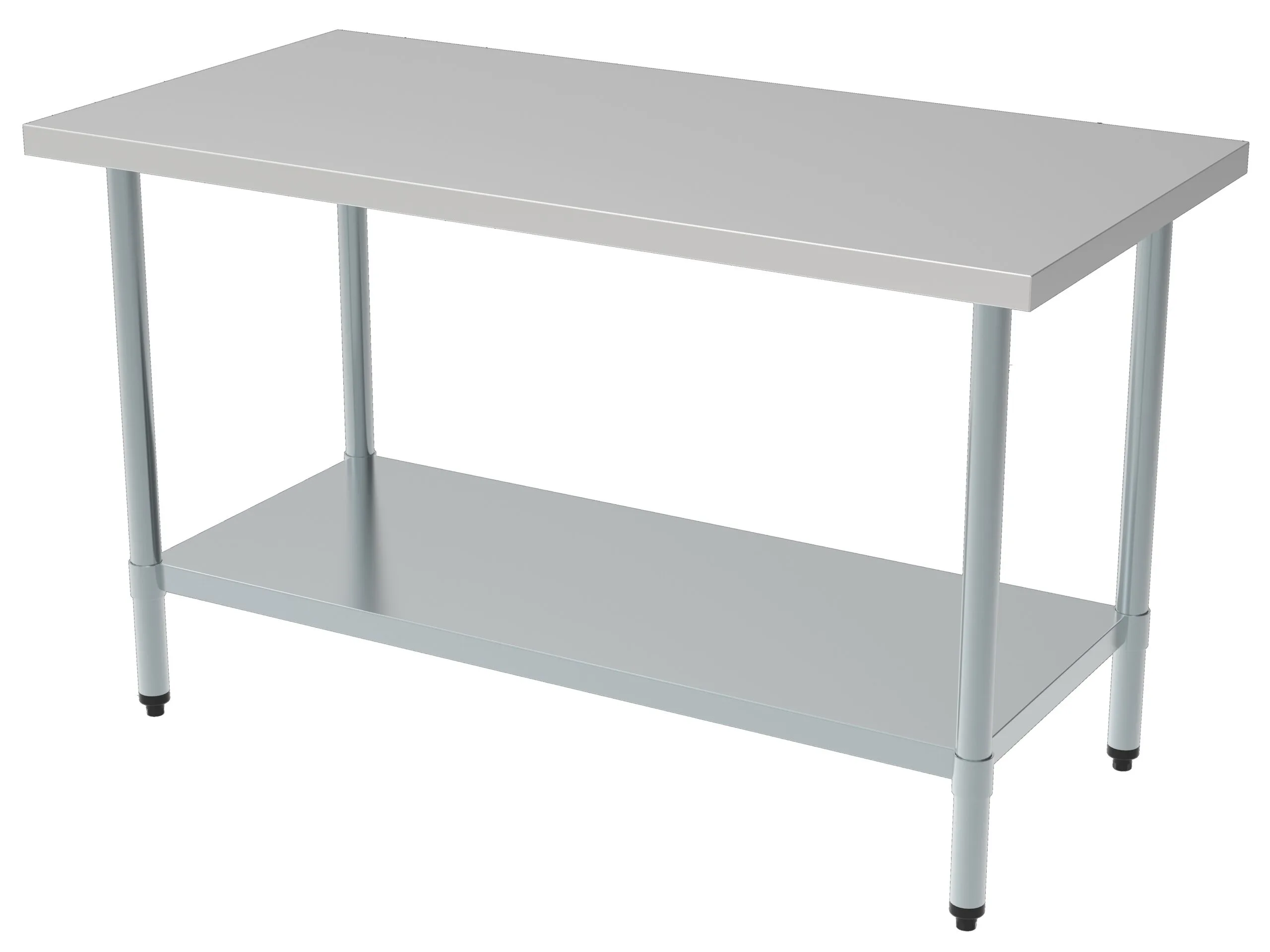 700 worktable bottom shelf flat packed 1800